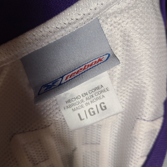 KINGS #4 WEBER Reebok Jersey Size L - Picture 8 of 8